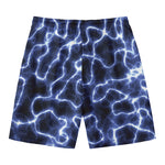Lightning Chain Print Men's Swim Trunks