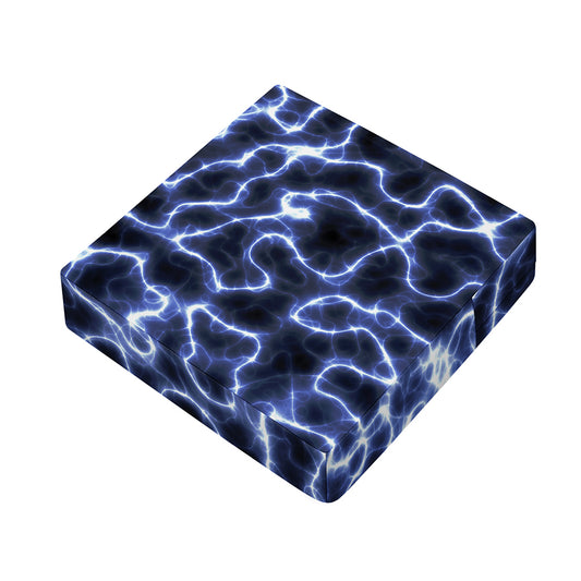 Lightning Chain Print Outdoor Seat Cushion Cover