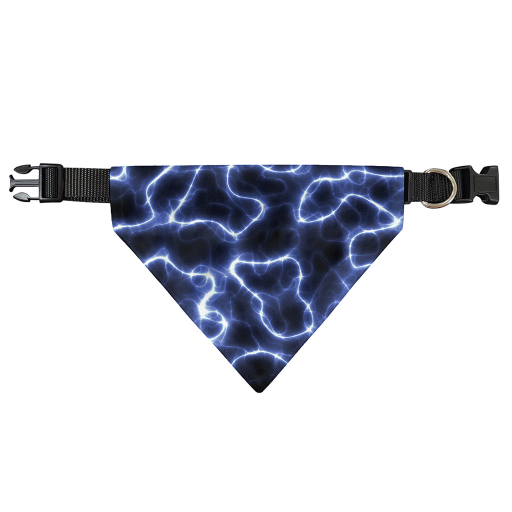 Lightning Chain Print Over The Collar Dog Bandana