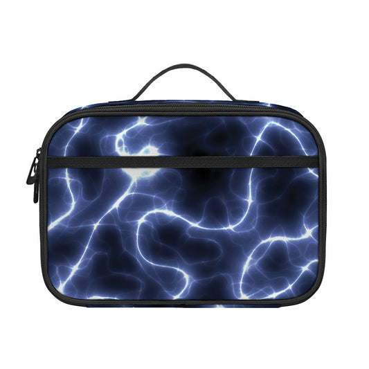 Lightning Chain Print Portable Lunch Bag