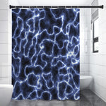Lightning Chain Print Premium Shower Curtain