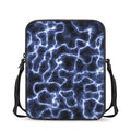 Lightning Chain Print Rectangular Crossbody Bag