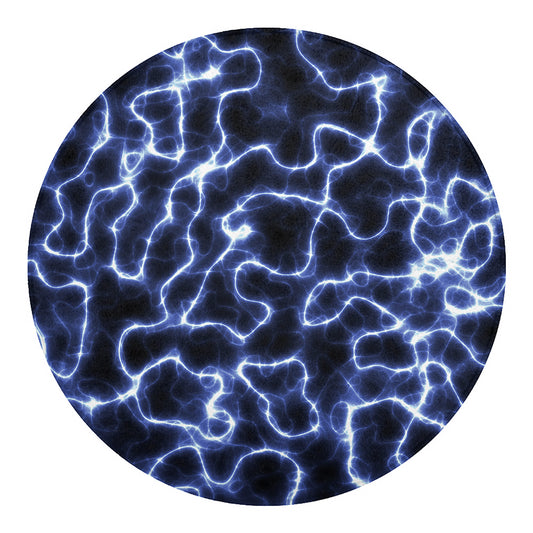 Lightning Chain Print Round Blanket