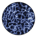 Lightning Chain Print Round Floor Mat