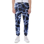 Lightning Chain Print Scuba Joggers