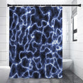 Lightning Chain Print Shower Curtain