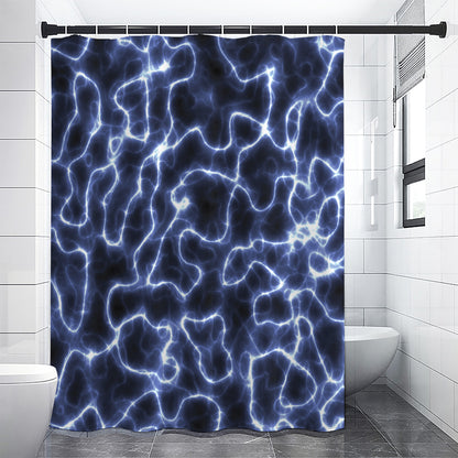 Lightning Chain Print Shower Curtain