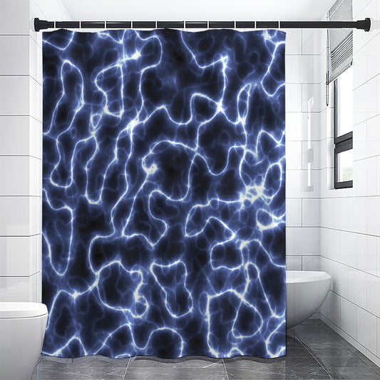 Lightning Chain Print Shower Curtain