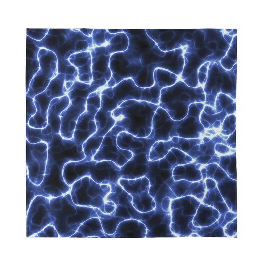 Lightning Chain Print Silk Bandana