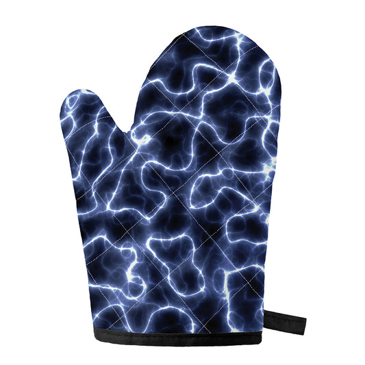 Lightning Chain Print Single Oven Mitt