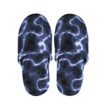 Lightning Chain Print Slippers