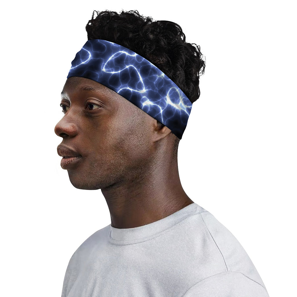 Lightning Chain Print Sports Headband