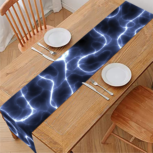 Lightning Chain Print Table Runner