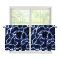Lightning Chain Print Tier Curtains