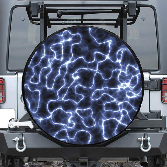 Lightning Chain Print Tire Cover