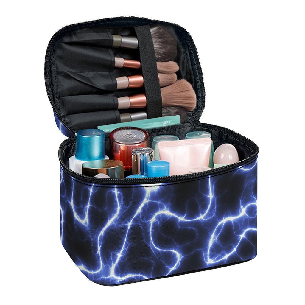 Lightning Chain Print Travel Makeup Bag