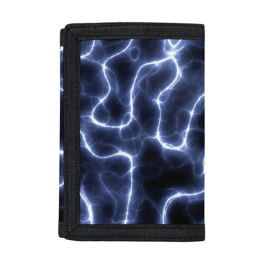 Lightning Chain Print Trifold Wallet
