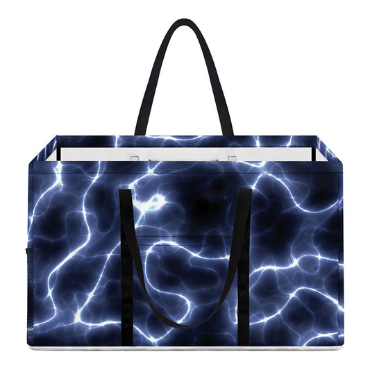Lightning Chain Print Utility Tote Bag