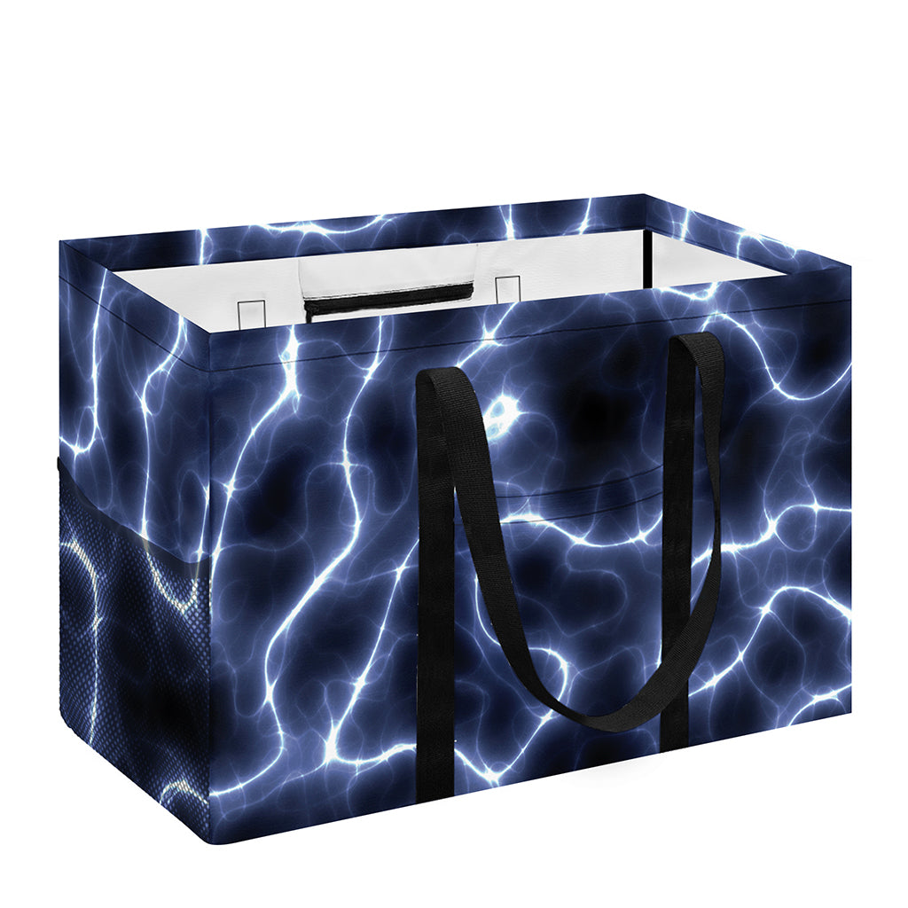 Lightning Chain Print Utility Tote Bag
