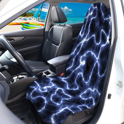 Lightning Chain Print Waterproof Car Seat Cover