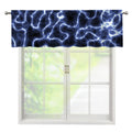 Lightning Chain Print Window Valance