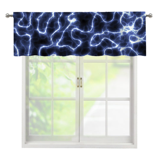 Lightning Chain Print Window Valance