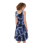 Lightning Chain Print Women's Sleeveless Dress