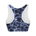 Lightning Chain Print Women's Sports Bra
