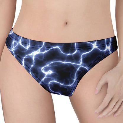 Lightning Chain Print Women's Thong