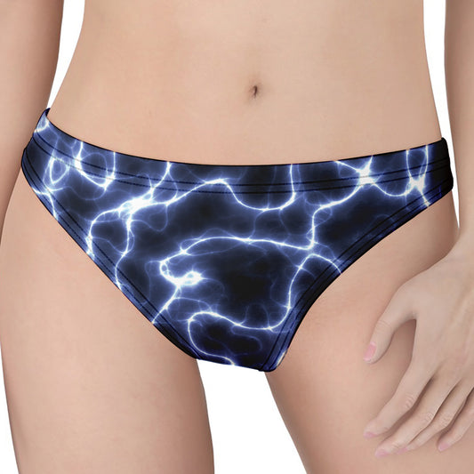Lightning Chain Print Women's Thong