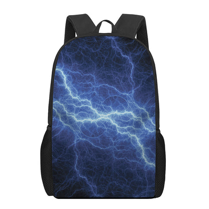 Lightning Plasma Print 17 Inch Backpack