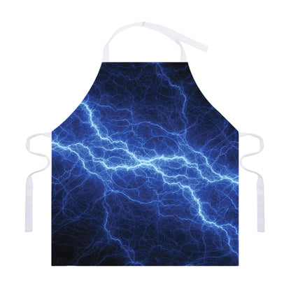 Lightning Plasma Print Adjustable Apron