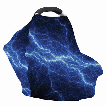 Lightning Plasma Print Baby Seat Cover