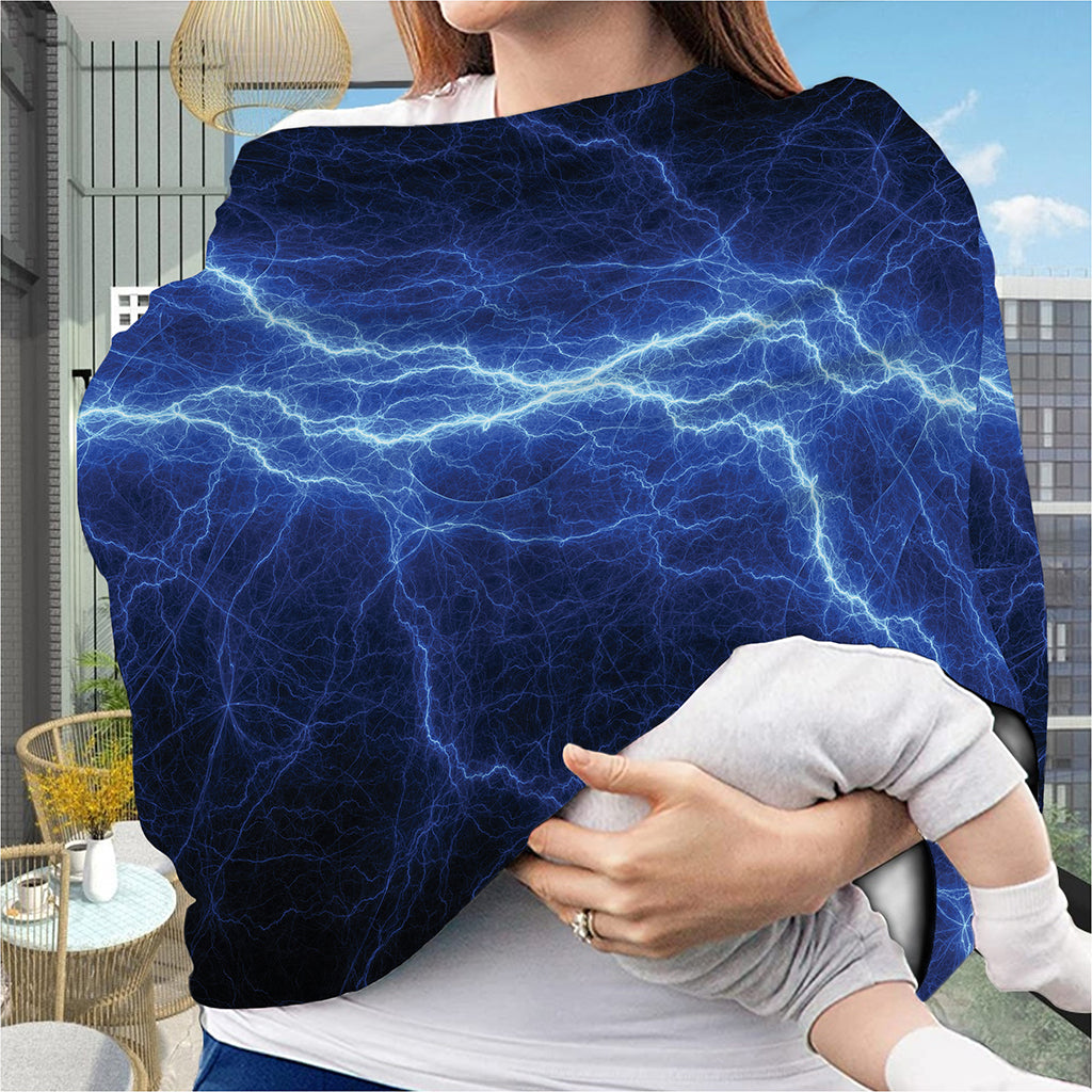 Lightning Plasma Print Baby Seat Cover