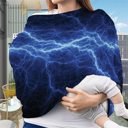Lightning Plasma Print Baby Seat Cover