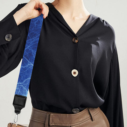 Lightning Plasma Print Bag Strap