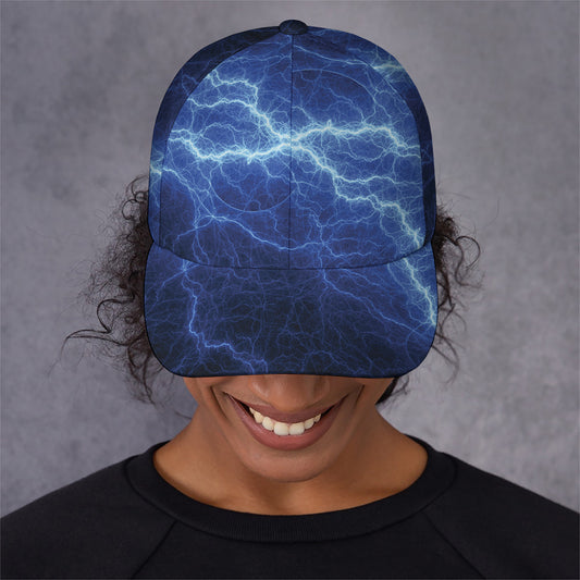 Lightning Plasma Print Baseball Cap