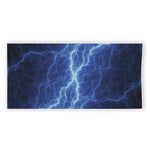 Lightning Plasma Print Beach Towel