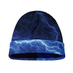 Lightning Plasma Print Beanie