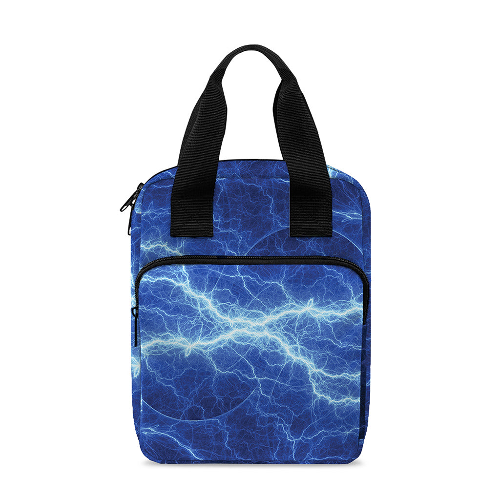 Lightning Plasma Print Bible Tote Bag