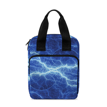 Lightning Plasma Print Bible Tote Bag