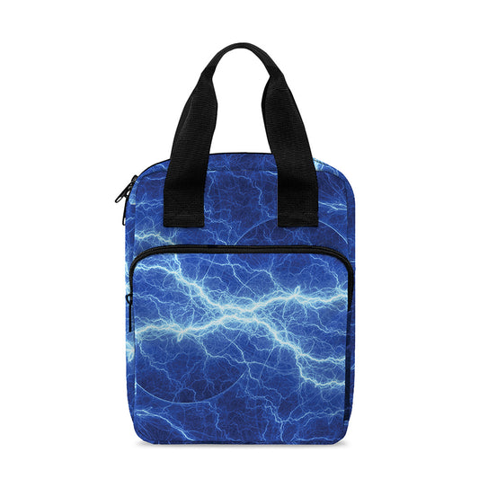 Lightning Plasma Print Bible Tote Bag