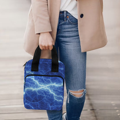 Lightning Plasma Print Bible Tote Bag