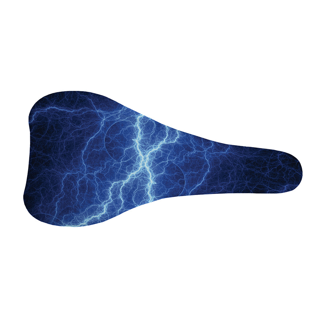 Lightning Plasma Print Bicycle Seat Cover