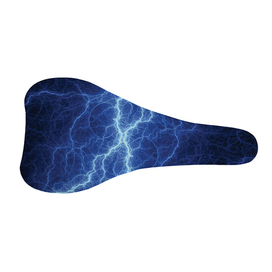 Lightning Plasma Print Bicycle Seat Cover