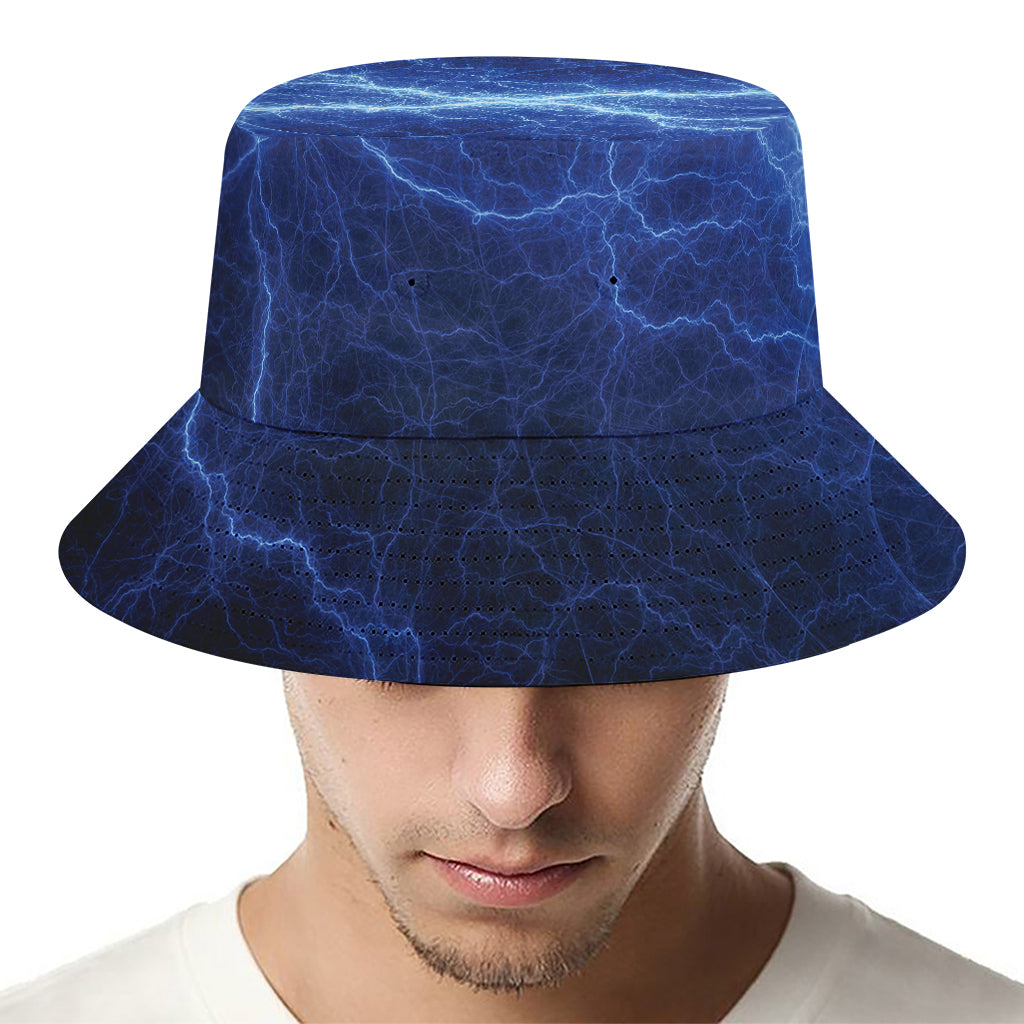 Lightning Plasma Print Bucket Hat