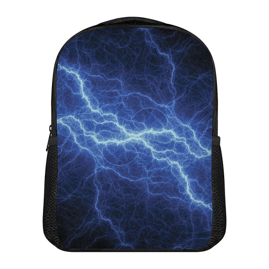Lightning Plasma Print Casual Backpack