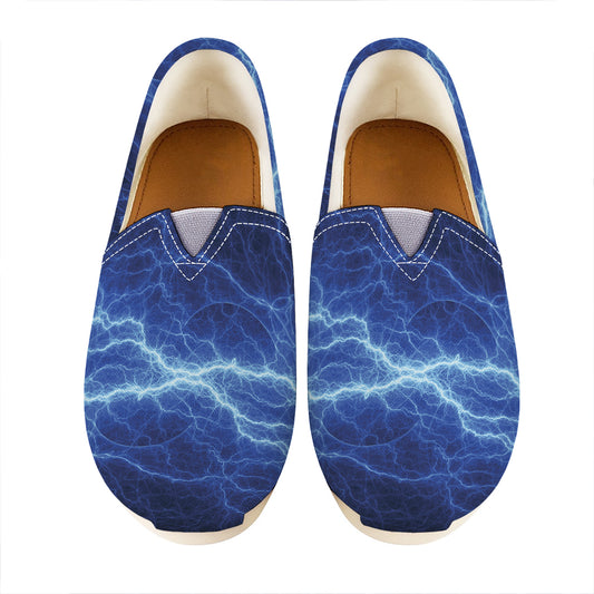 Lightning Plasma Print Casual Shoes