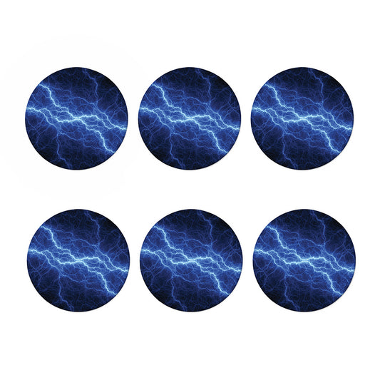 Lightning Plasma Print Coaster Set