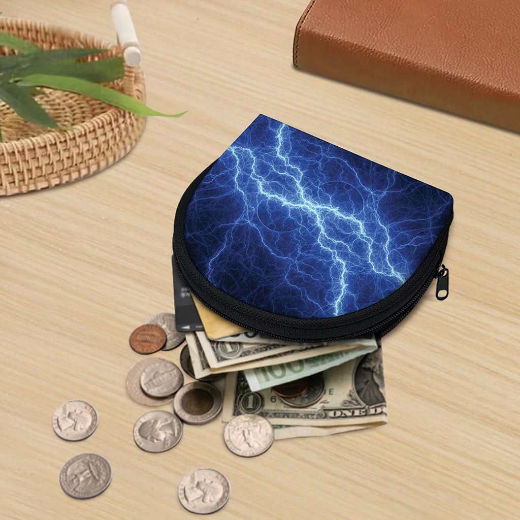 Lightning Plasma Print Coin Purse